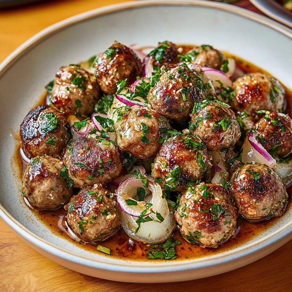 Lime Drenched Meatballs with Onion: An Incredible Ultimate Recipe