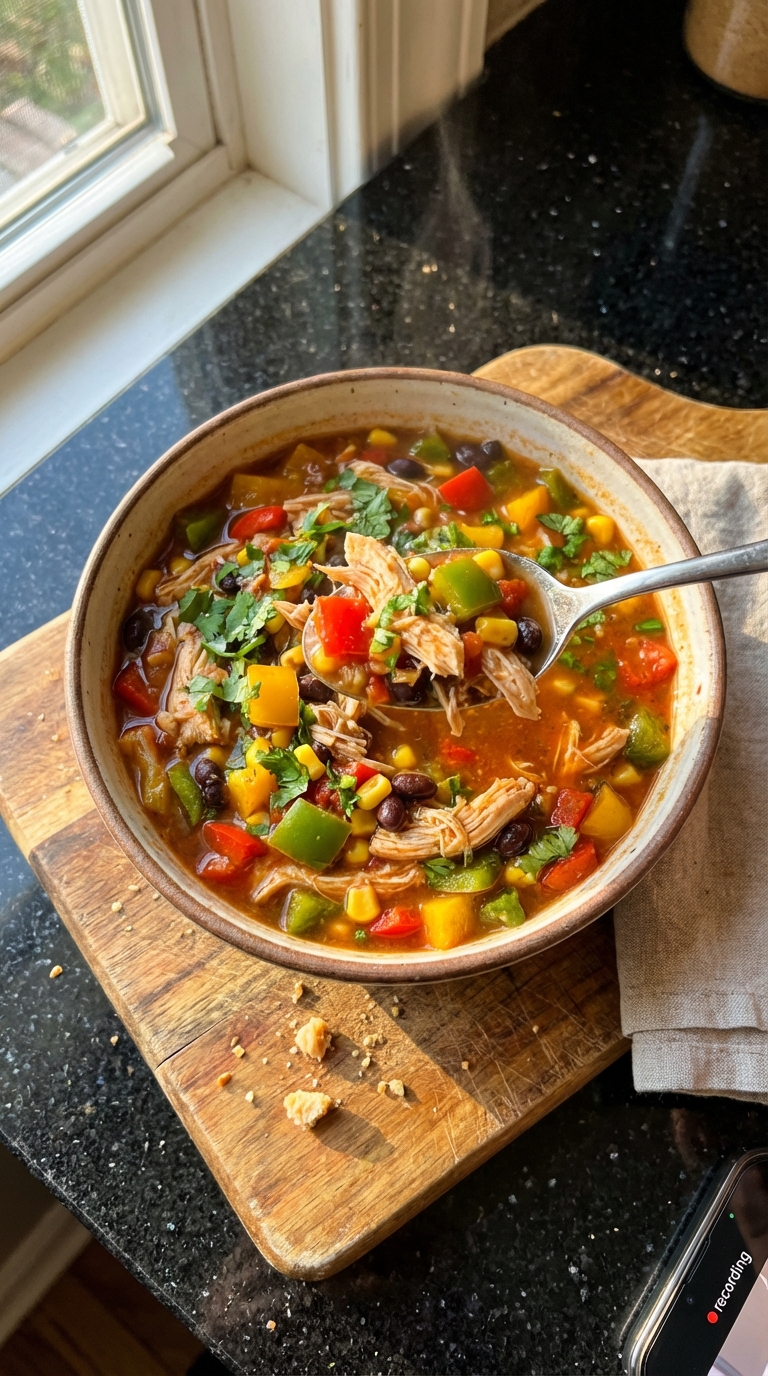 Chili Chicken Soup Surprise