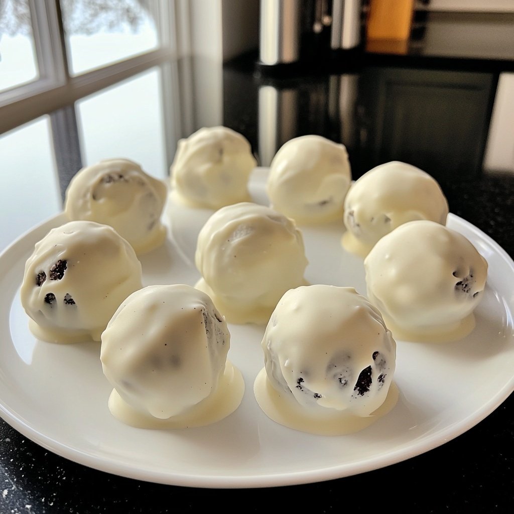 Gluten-Free Snowman Oreo Balls