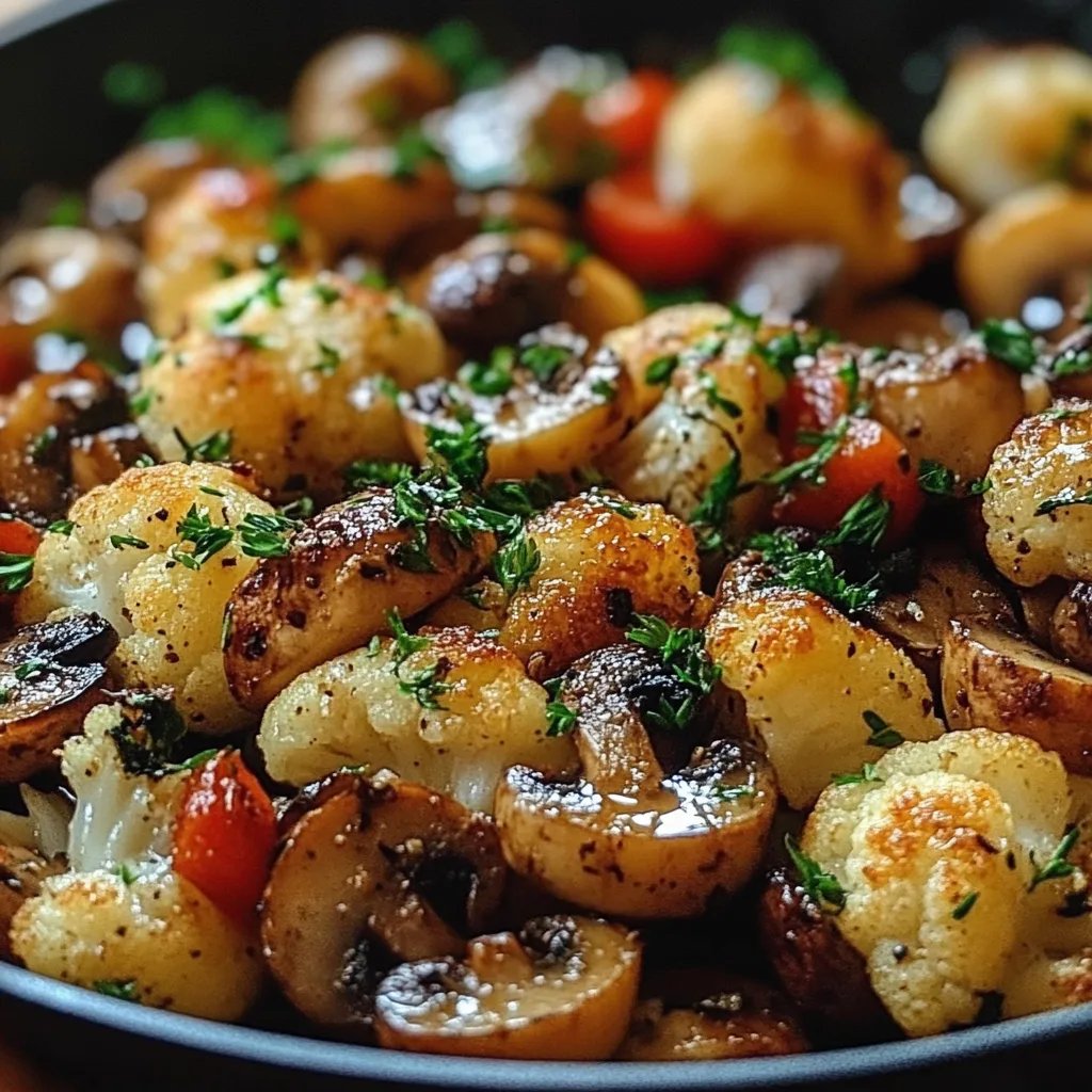 Garlic Cauliflower Mushroom Skillet: An Amazing Ultimate Recipe