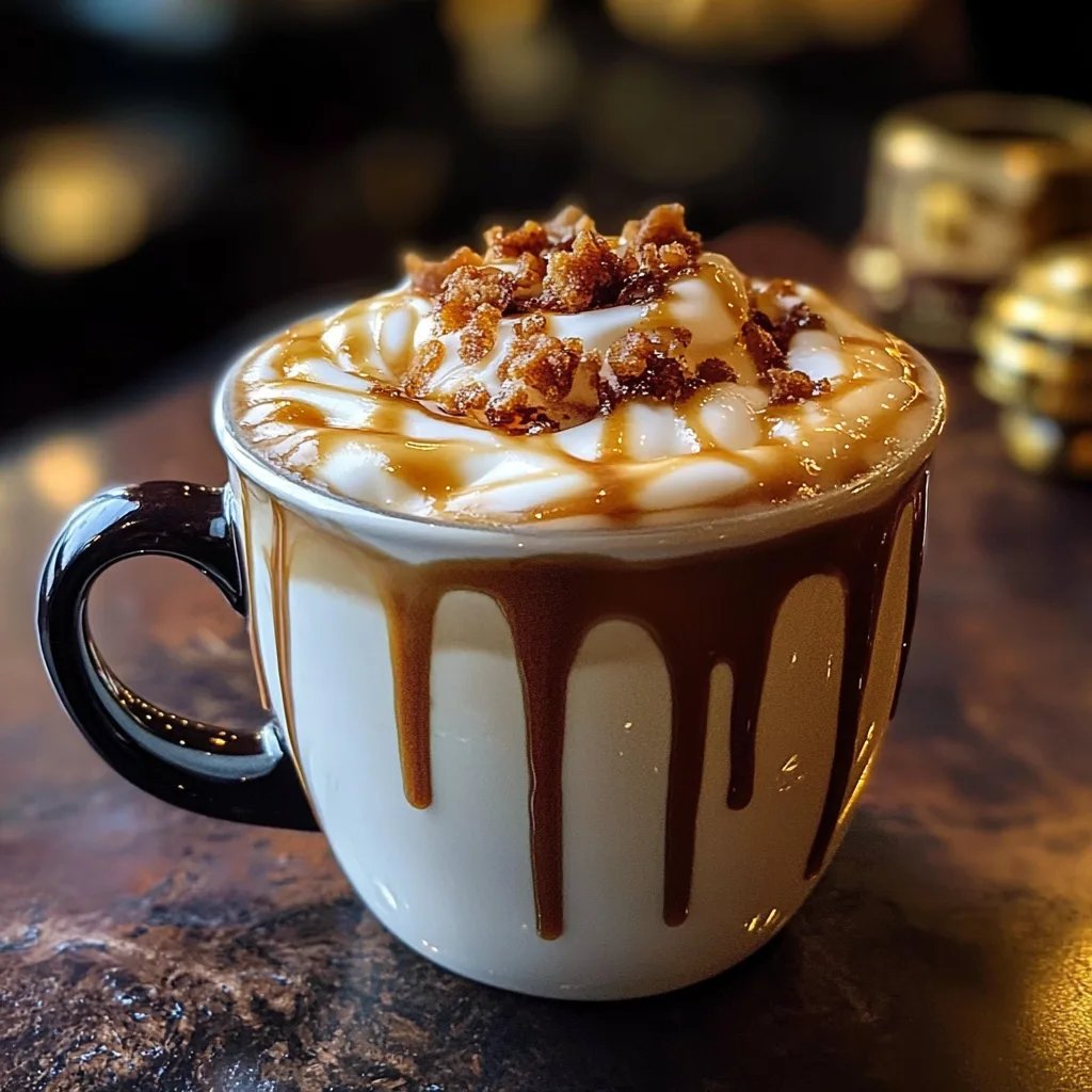 Salted Caramel Brûlée Latte