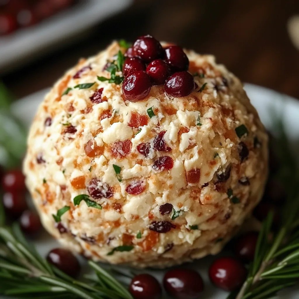 Cheddar Cranberry Cheese Ball