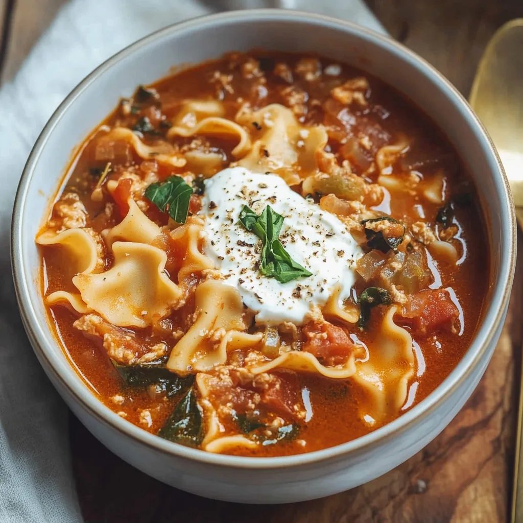 Gluten Free Lasagna Soup