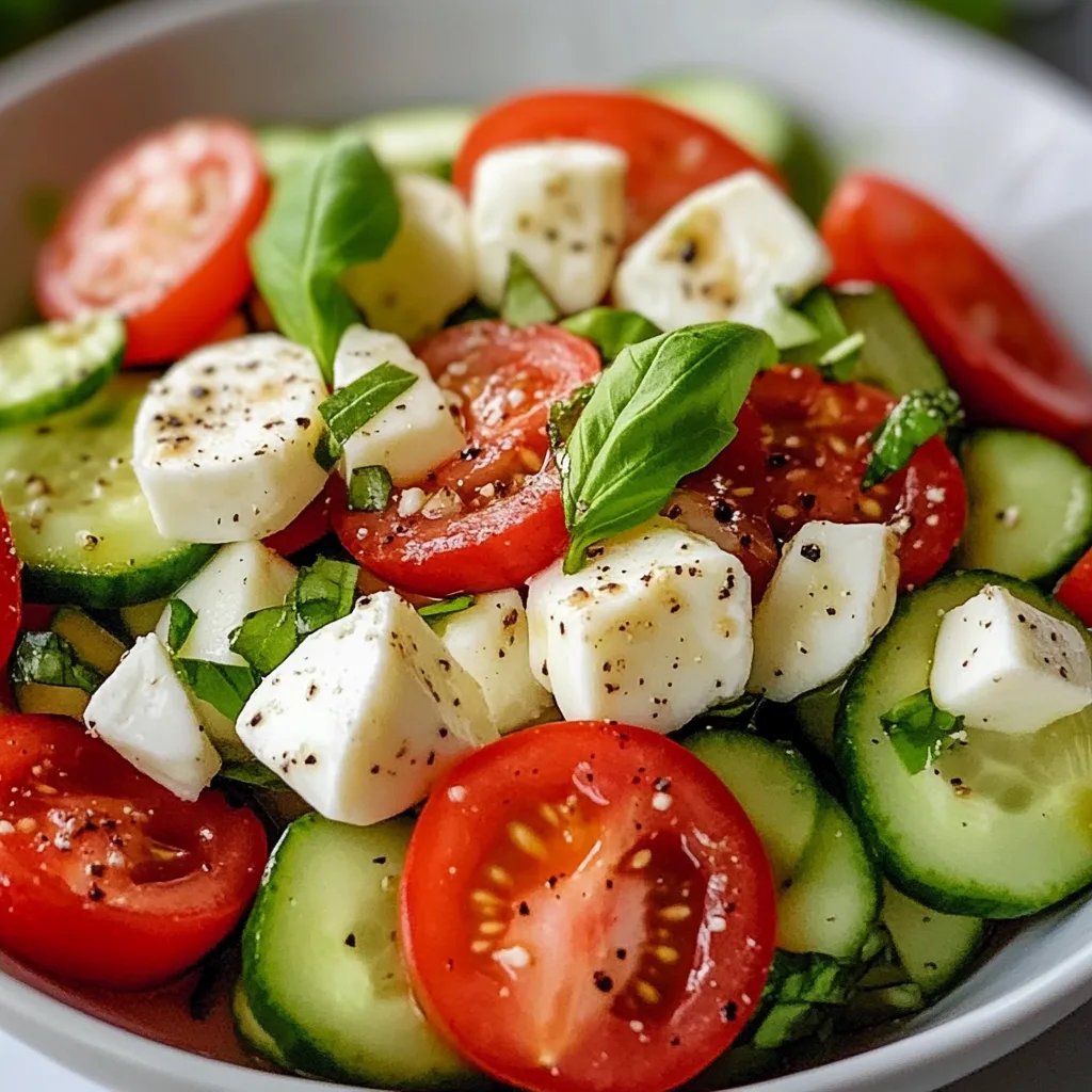 Easy Cucumber Caprese Salad: An Incredible Ultimate Recipe That Will Wow Your Guests