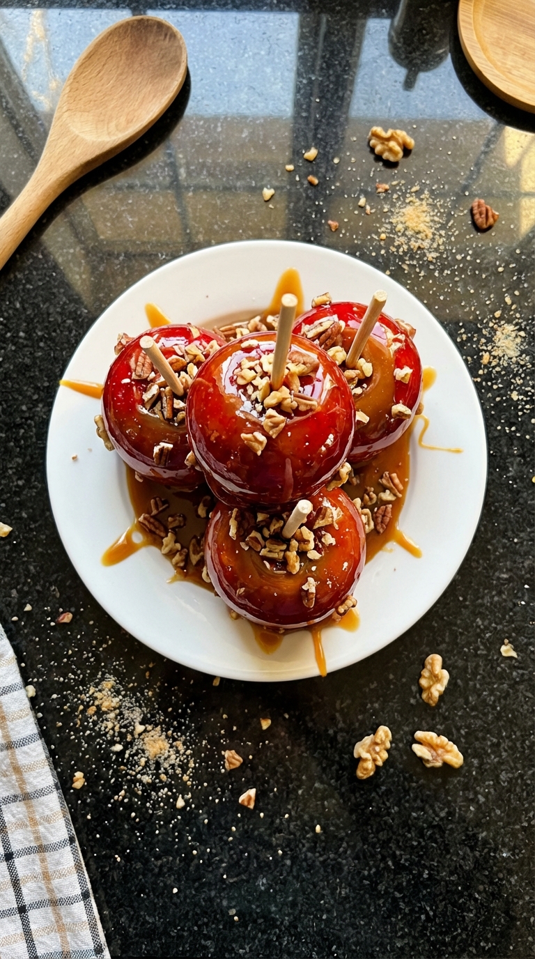 Sweet Cherry Candy Apples