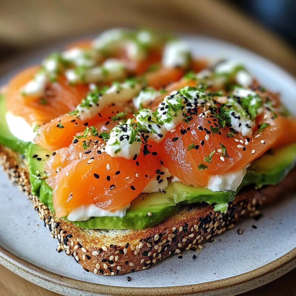 Smoked Salmon & Avocado Toast