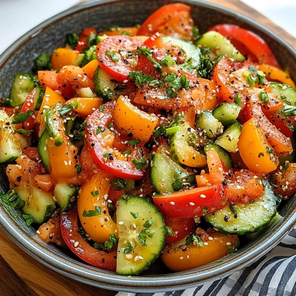 Viral Cucumber Pepper Salad: An Amazing Essential Recipe