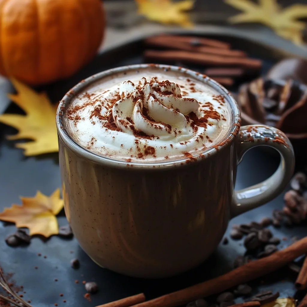 Maple Cinnamon Fall Hot Chocolate