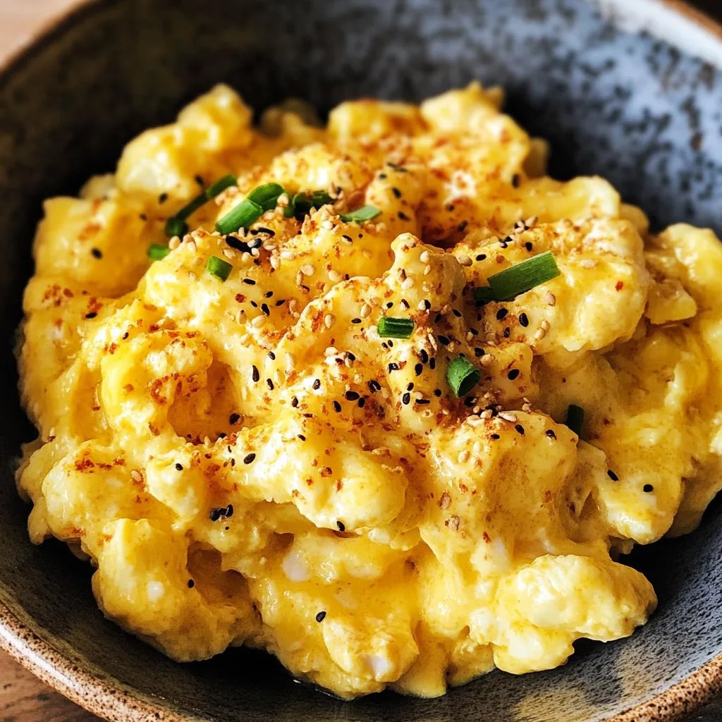 Miso Eggs Silky Japanese Style Scrambled Eggs