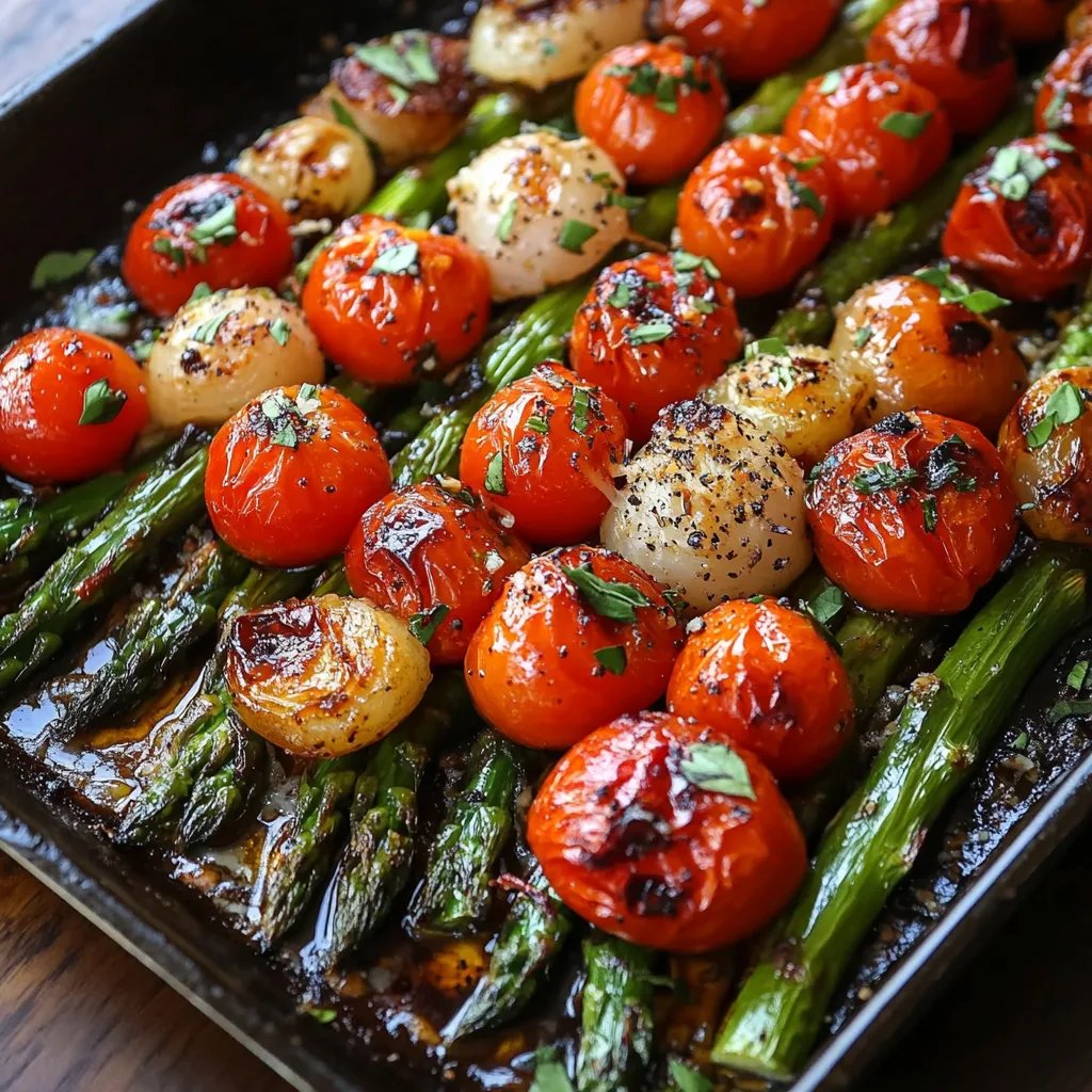 Parmesan Roasted Asparagus & Tomatoes: An Incredible 7-Ingredient Delight