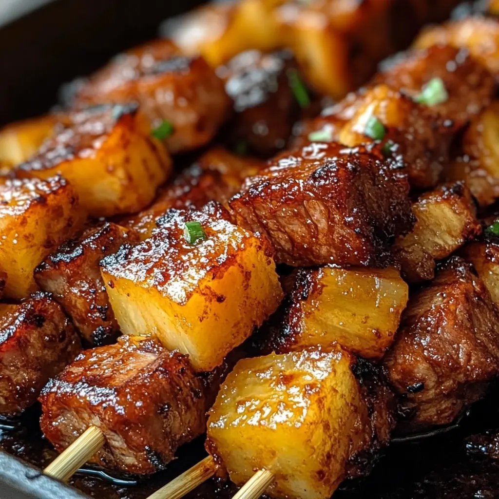 Pineapple BBQ Pork Skewers: An Amazing Ultimate Recipe