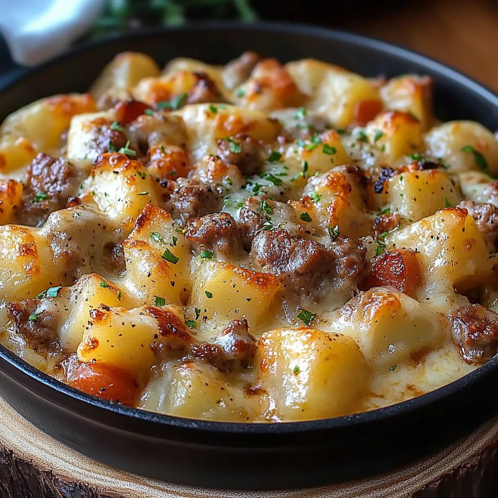 One-Pan Cheesy Meat & Potato Skillet: An Incredible Ultimate Recipe