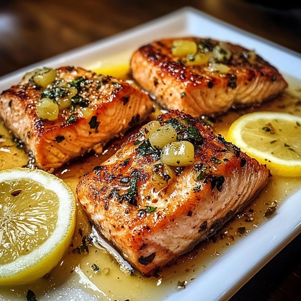 Garlic Butter Lemon Salmon