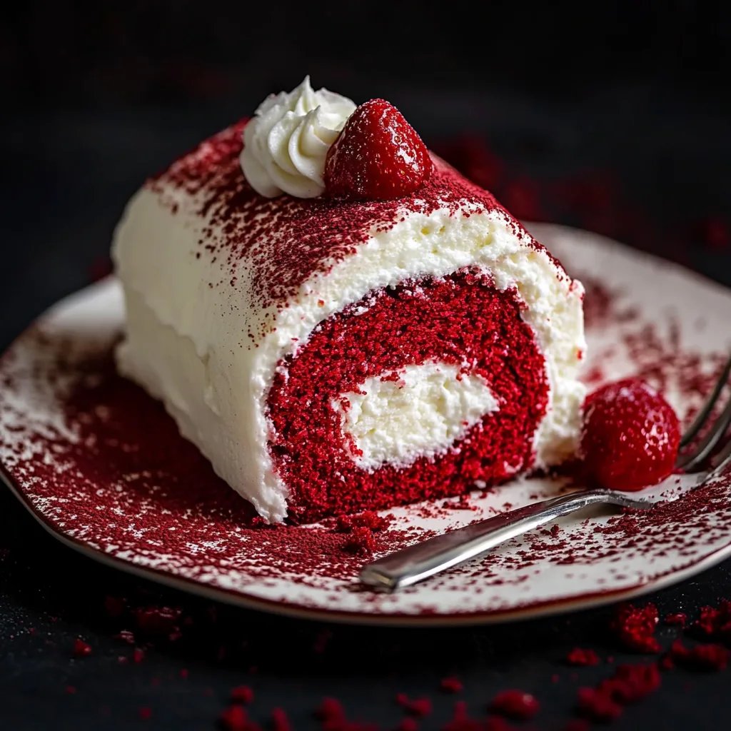 Red Velvet Cake Roll